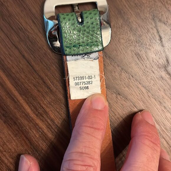 Banana Republic Textured Green Belt - M - Picture 6 of 6